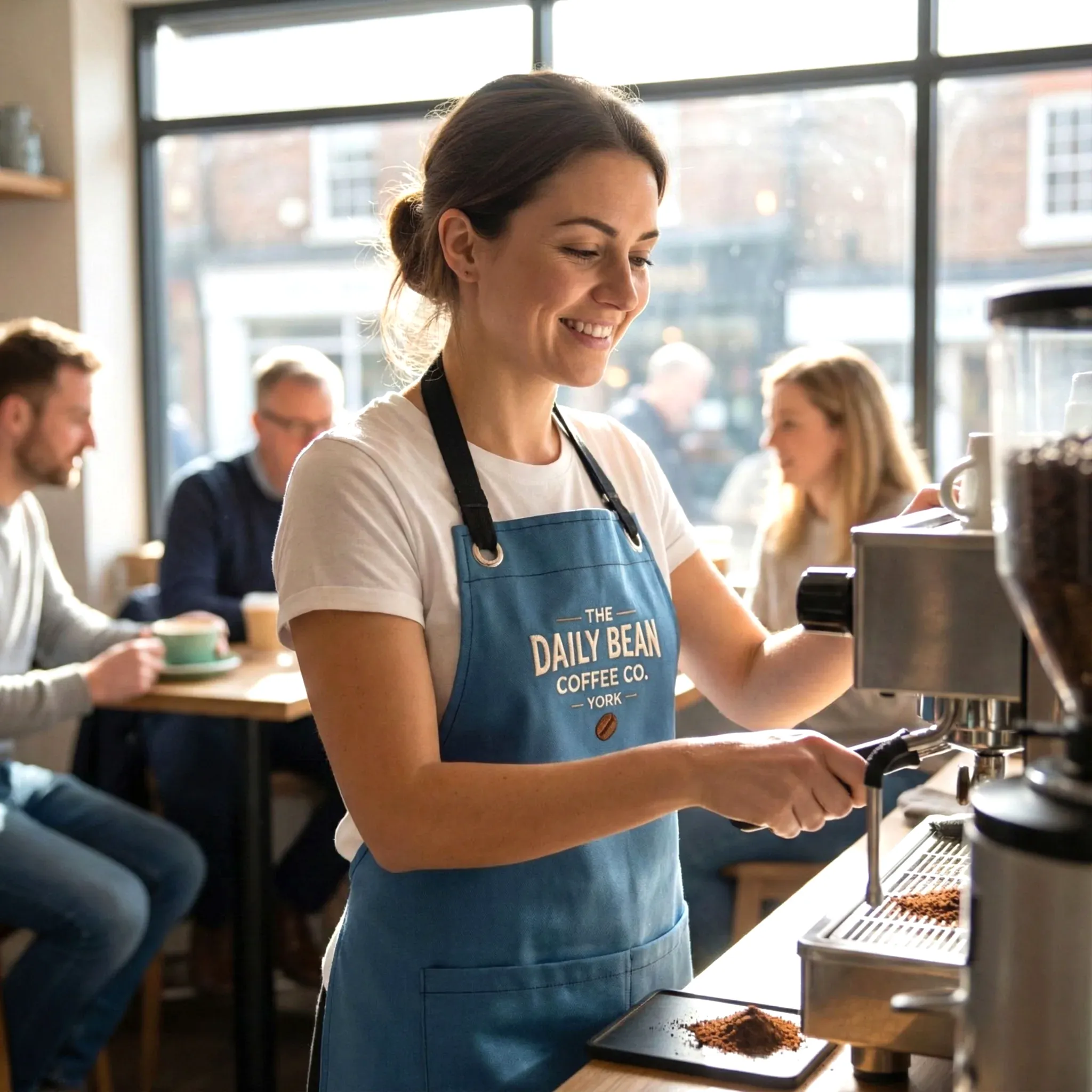 Napoli Önlük - Çelik Mavisi (Siyah Kemer)