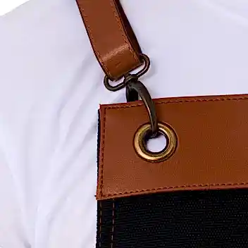 New York Önlük - Siyah Kot (Denim)