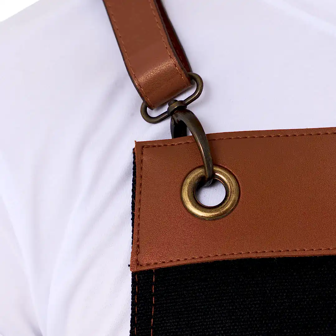 New York Önlük - Siyah Kot (Denim)