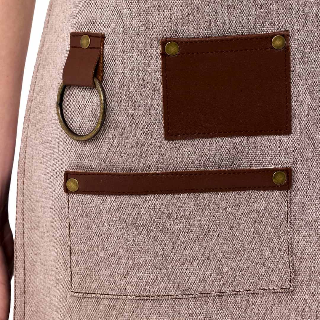 New York Önlük - Kum Gri