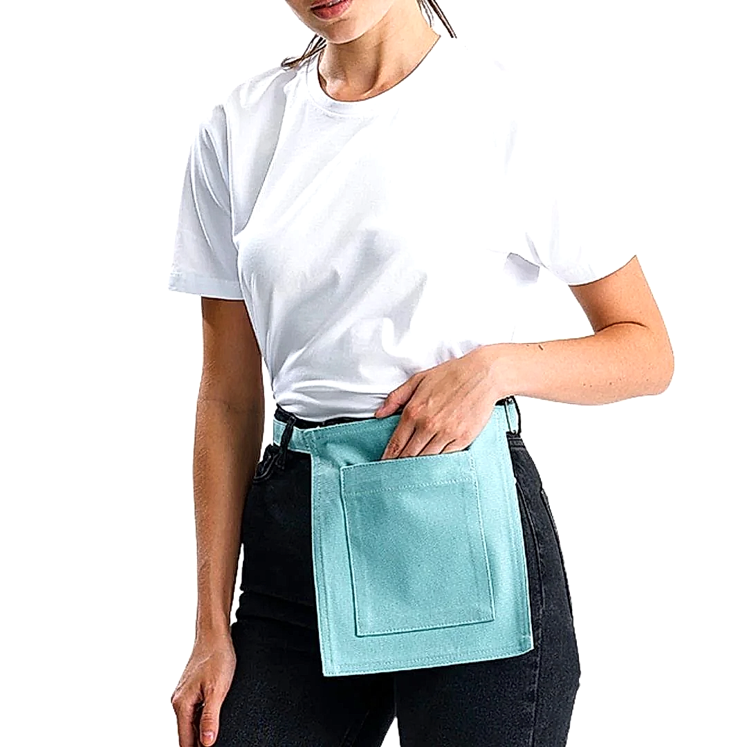 Riga Bistro Önlük - Açık Mavi