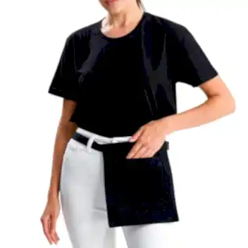 Riga Bistro Önlük - Siyah Denim