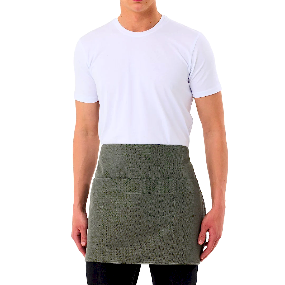 Stockholm Bistro Önlük - Mat Yeşil