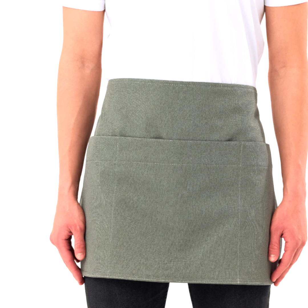 Stockholm Bistro Önlük - Mat Yeşil