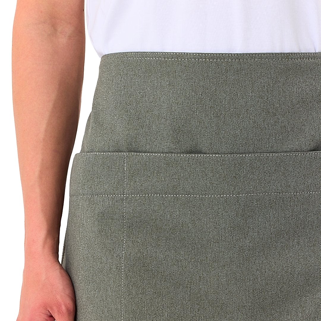 Stockholm Bistro Önlük - Mat Yeşil