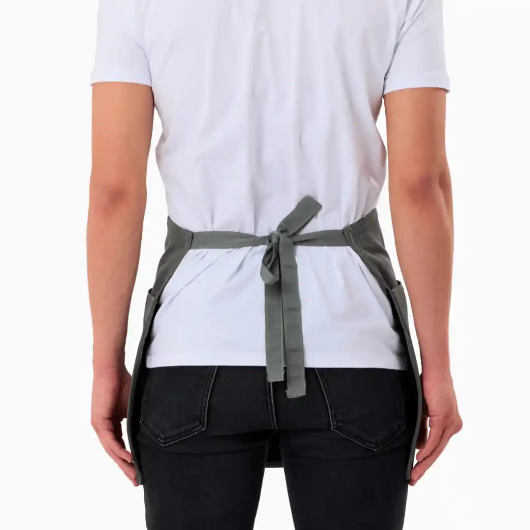 Stockholm Bistro Önlük - Mat Yeşil